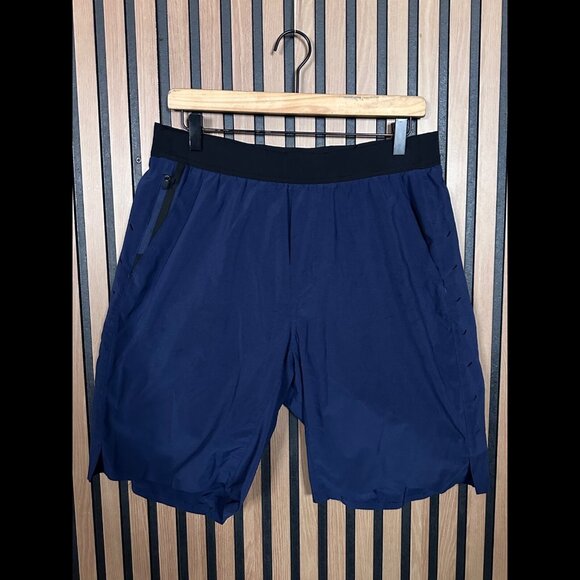 Ten Thousand Other - Ten Thousand Shorts Large Mens Blue Navy 9" Drawstring Pull On Athletic